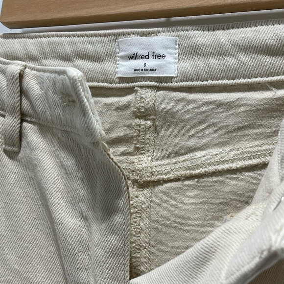 Wilfred Free Size 8 Beige Cream Jean - Picture 3 of 5